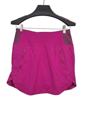 Athleta Fairway Golf Skort 16" Women's S Fuchsia Pink Stretch Athletic Modest